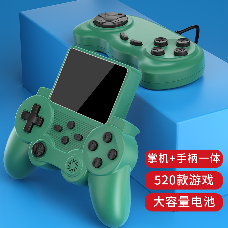 2024新型pspゲーム機携帯機子供テトリス遊泳機携帯機ハンドル一体型ゲーム|undefined
