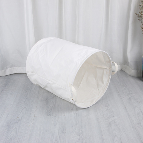 Household Fabric Laundry Basket Dirty Clothes Basket Folding Miscellaneous Toys Storage Basket Cotton Linen Laundry Basket