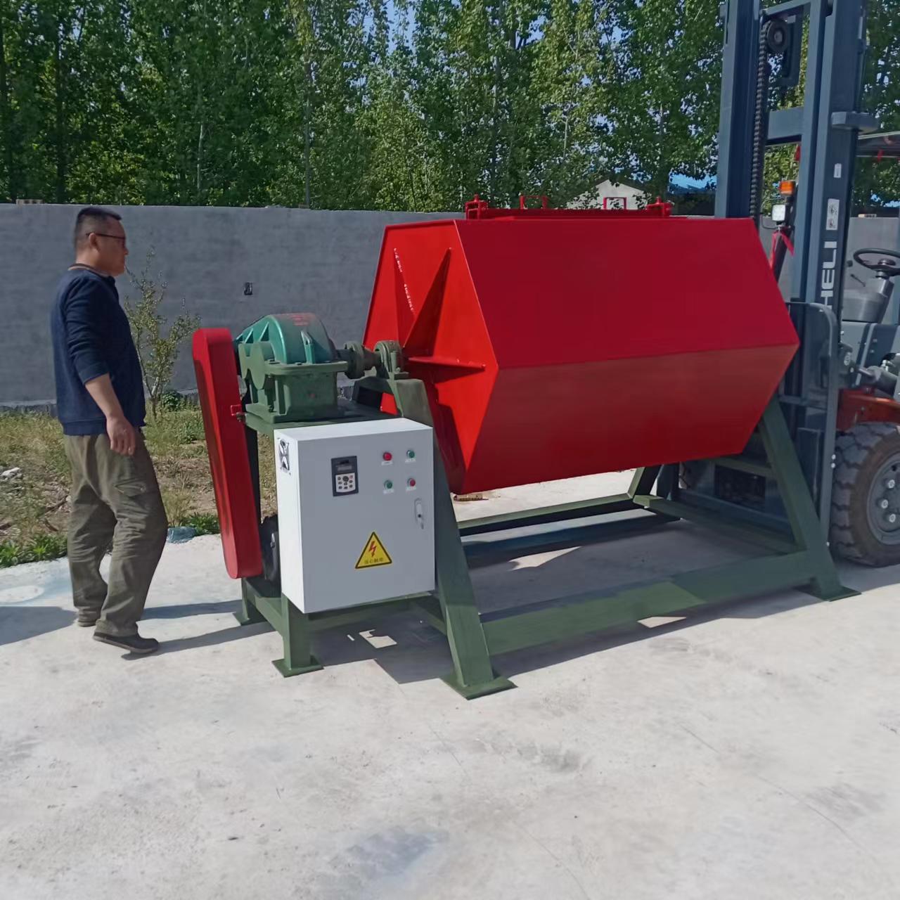 竹器木器滚筒研磨机八角滚筒抛光机石头木头磨光机金属去毛刺机