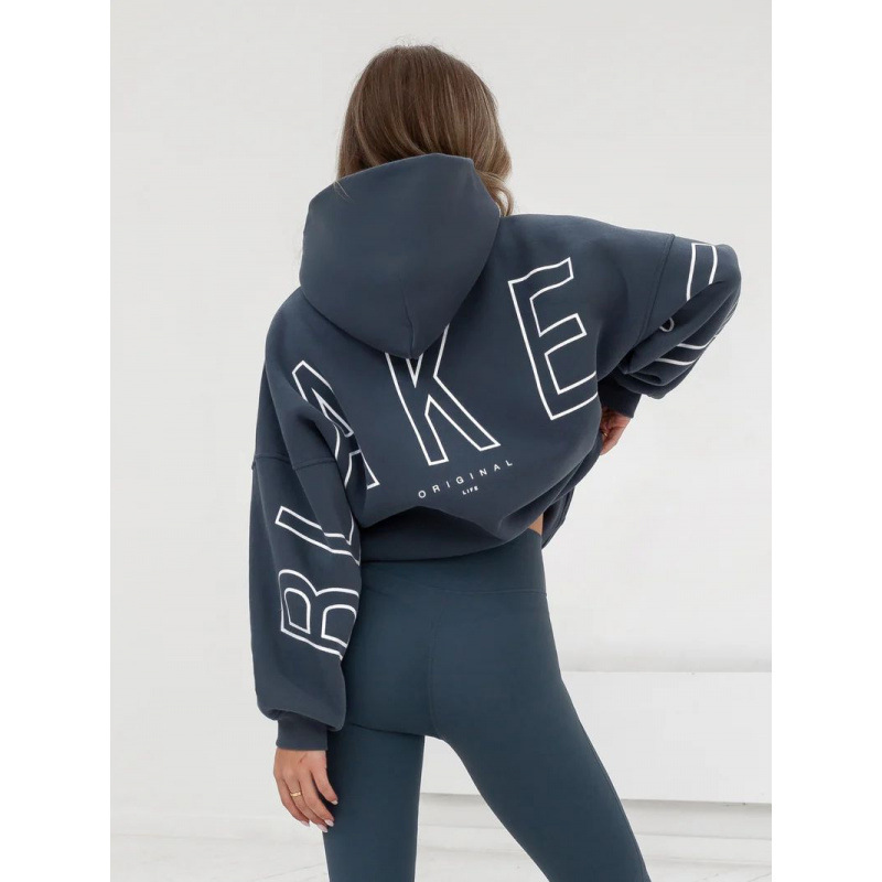 2024 New Cross-Border European and American Fashion Printed Thick Versatile Long-Sleeve Loose Hooded Hip-Hop Sweatshirt 2024 New Cross-Border European and American Fashion Printed Thick Versatile Long-Sleeve Loose Hooded Hip-Hop Sweatshirt