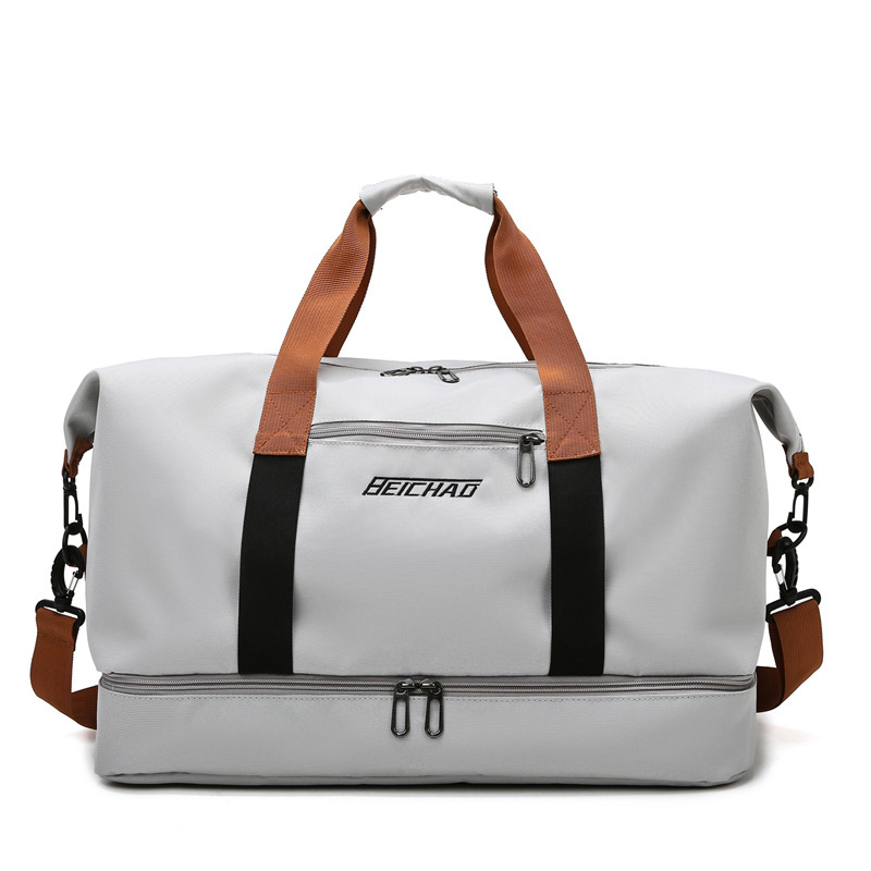 クロスボーダー新型フィットネスバッグ乾湿分離ヨガシングル肩斜め掛け荷物バッグ大容量男女レジャー旅行バッグ|undefined