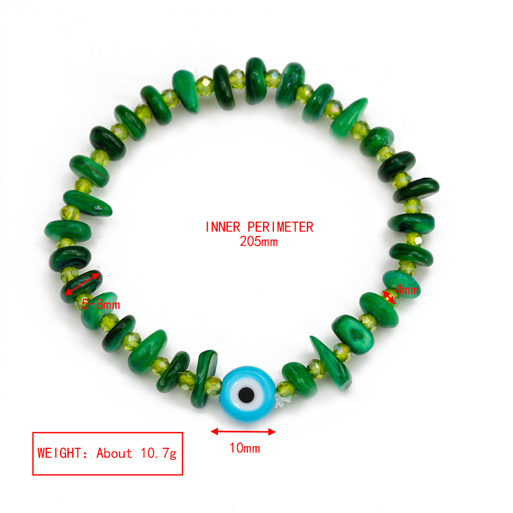 Fashion Eye Copper Inlay Zircon Bracelets 1 Piece