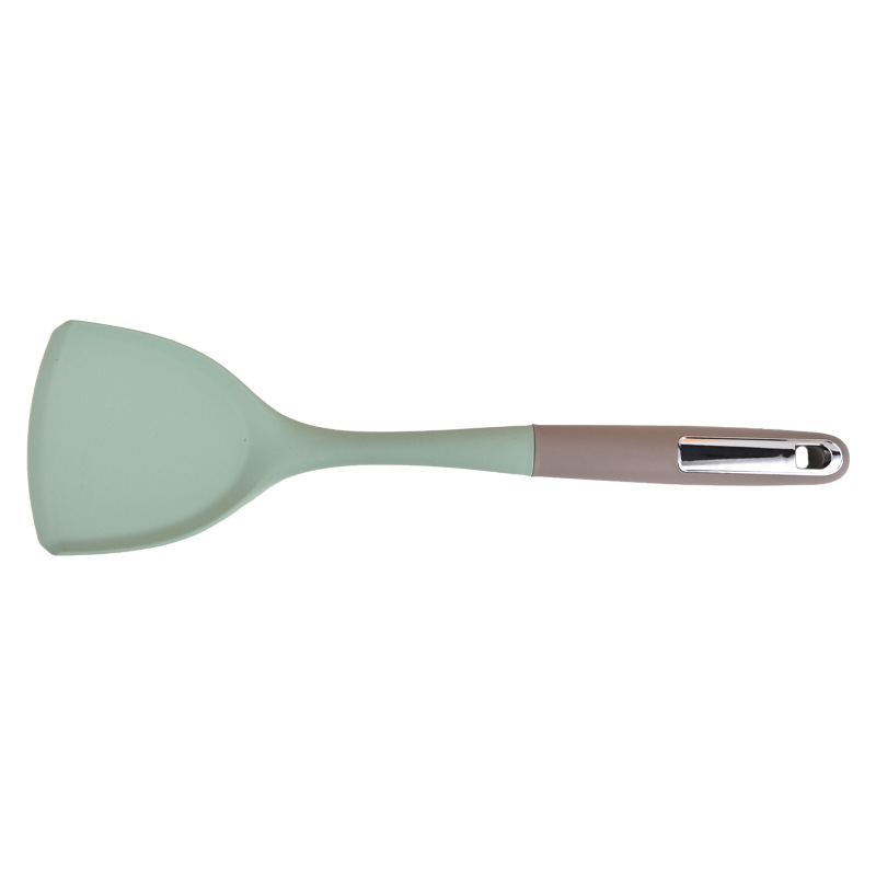 Nuevo estilo europeo antiadherente panela de cocina de dos colores, panela de cocina especial, pala de cocina doméstica, set de utensilios de cocina de cocina de cocina