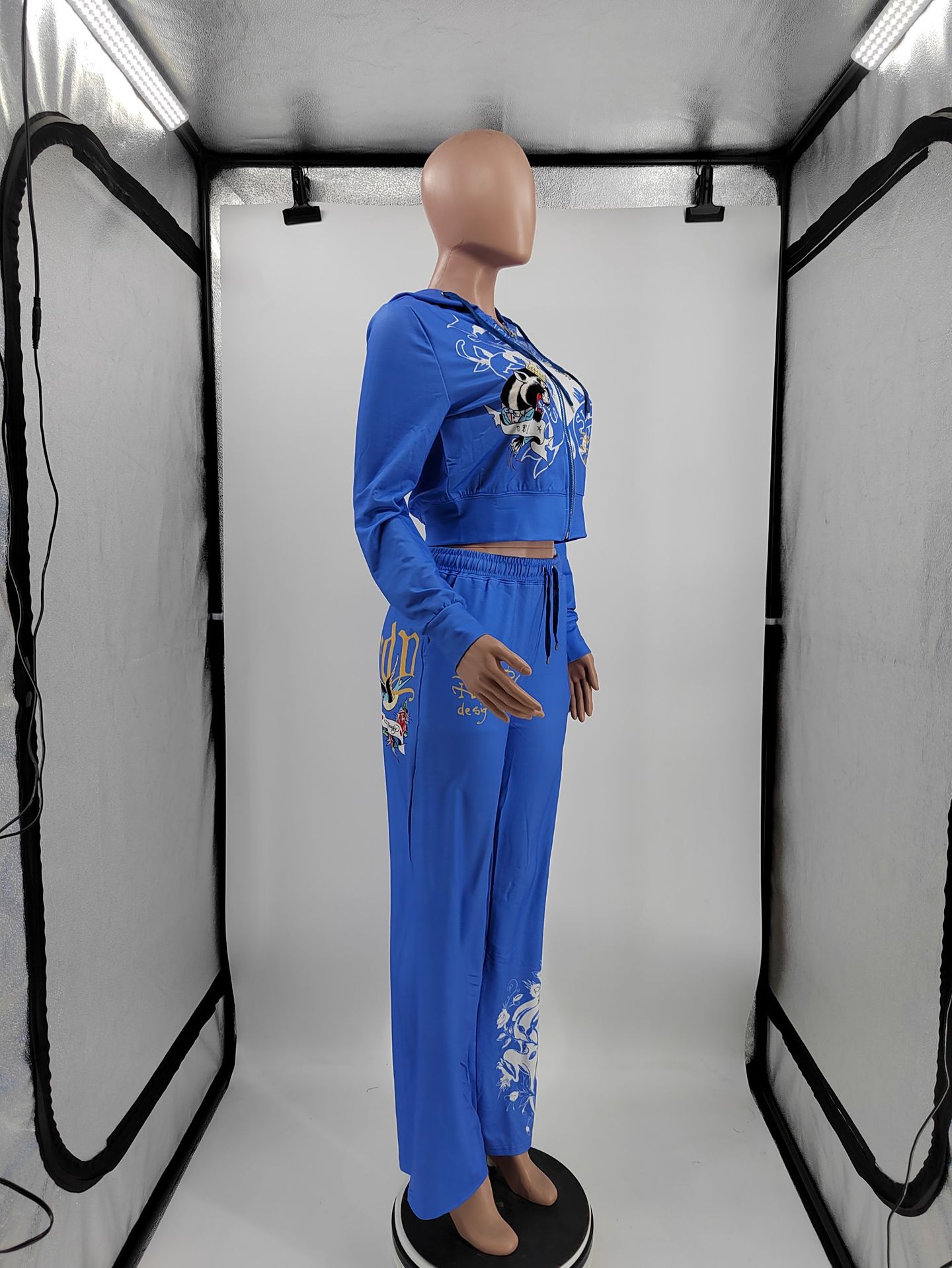 Women's Clothing women's spring and autumn positioning printing suit_voghion.com