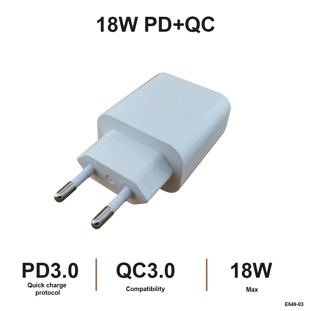TYPE-C двойной порт GM PD быстрая зарядка 18W быстрая зарядка британские/американские/европейские нормы портативная прямая зарядка