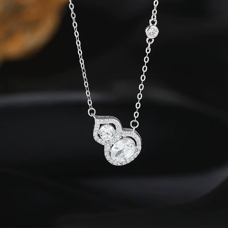 Necklace, design chain for key bag , ethnic pendant, Chinese style, 925 sample silver, high-quality style, ethnic style