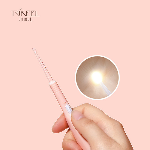 Chuanqi'er luminous ear picking baby ear picking artifact children's ear spoon picking ear wax tweezers with light safety and visibility