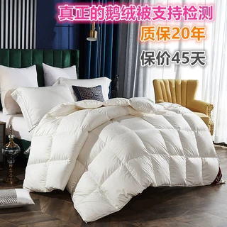 新品羽绒被高端鹅绒被加厚95白鹅绒冬被优质吊吊绒春秋被子