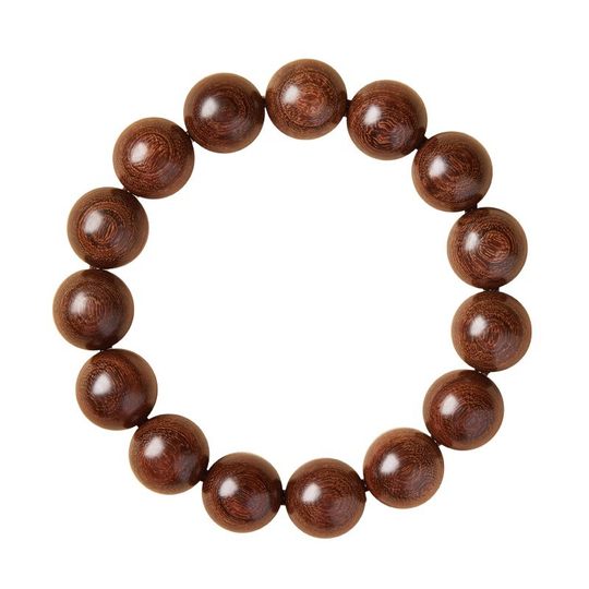 Gold Silk Sandalwood Bracelet Men's Natural Sandalwood Buddha Beads Bracelet Cultural Play Sandalwood Bracelet Gold Silk Nanmu Bracelet Plate Play