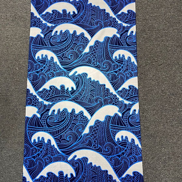 Toalla de baño de estilo europeo y americano falda de baño tendencia de frutas toalla de playa de natación toalla de playa de microfibra para adultos ventas directas de fábrica