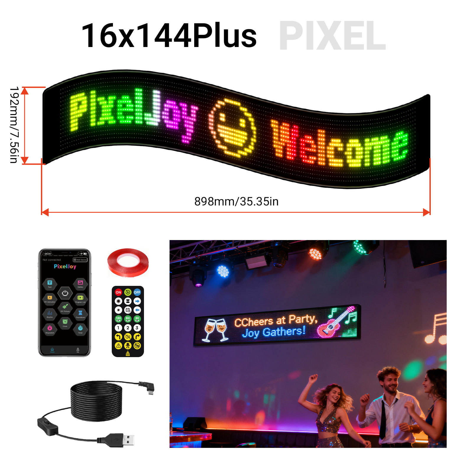 Fabricante mayorista LED vehículo flexible pantalla de control remoto Bluetooth APP pantalla de publicidad inteligente pantalla de visualización de ojos de demonios