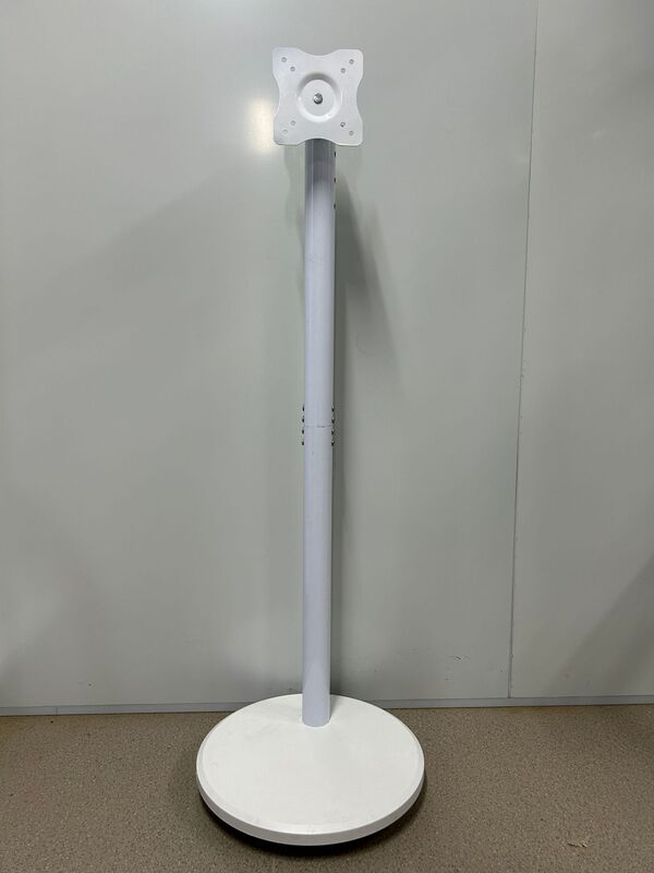 白色立式显示器电脑支架屏幕挂架落地艺术展架闺蜜机直播支架|undefined