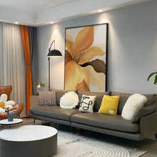 轻奢客厅装饰画新款落地画沙发背景墙挂画牡丹花走廊过道玄关挂画