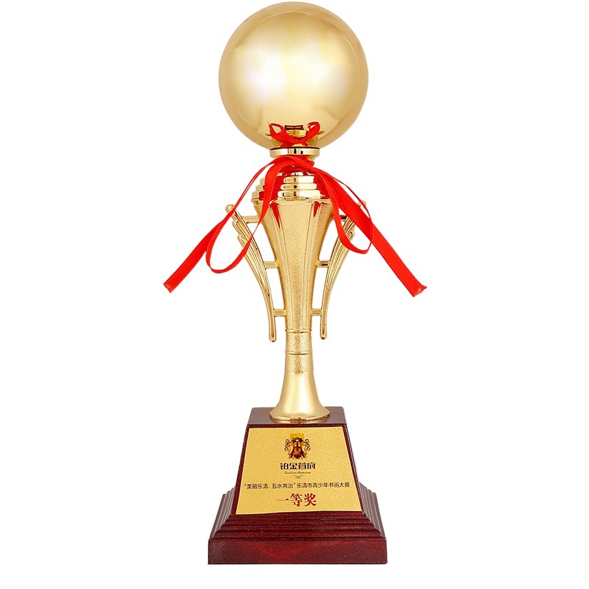 Vela esférica trofeo fútbol baloncesto Juegos evento medalla maratón letras premios Reunión Anual conmemorativa