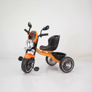 Children's Tricycle 1-3-2-6 Years Old Large Baby Hand Push Bicycle Kidsren's Car Kidsren's Toys Light Music