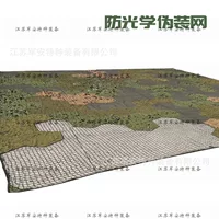 GWZ140 Полая многополосная камуфляжная многополосная маскировочная сетка мульти-спектральная противорадиолокационная противоинфракрасная камуфляжная сетка