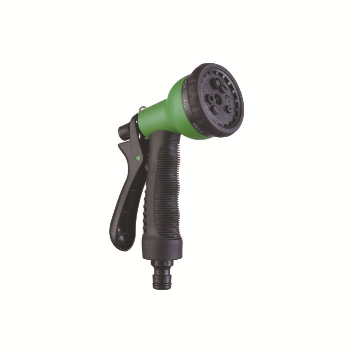 hose nozzle八功能花园包胶园林喷枪洗车 浇花 伸缩水管高压水枪