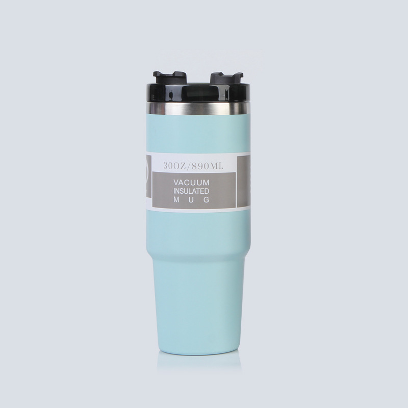 跨境20oz手提汽车杯车载冰霸杯大容量304不锈钢保冷保冰水杯定制|undefined