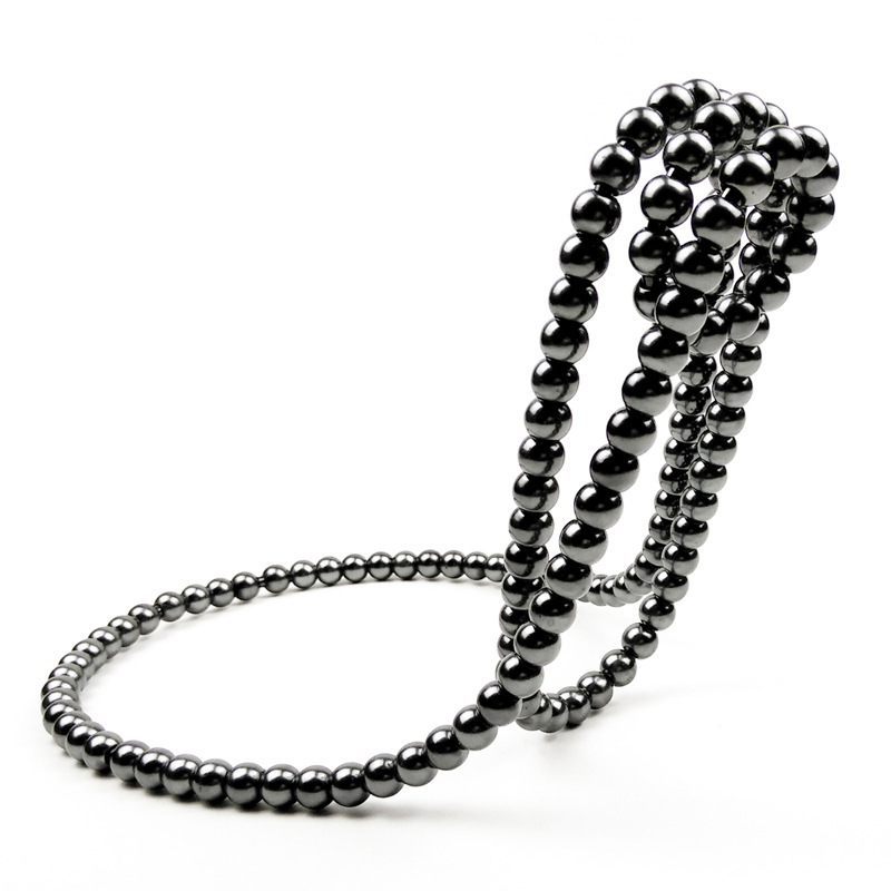 Venta caliente transfronteriza casa personalizada collar de perlas suspensión estante del vino decoraciones de escritorio creativo adornos de estilo ligero de lujo