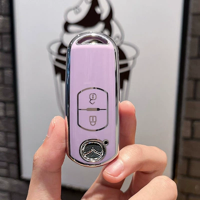 Suitable for Mazda car key — Car key bag - mazda-b-smart-2-key-single-shell-purple