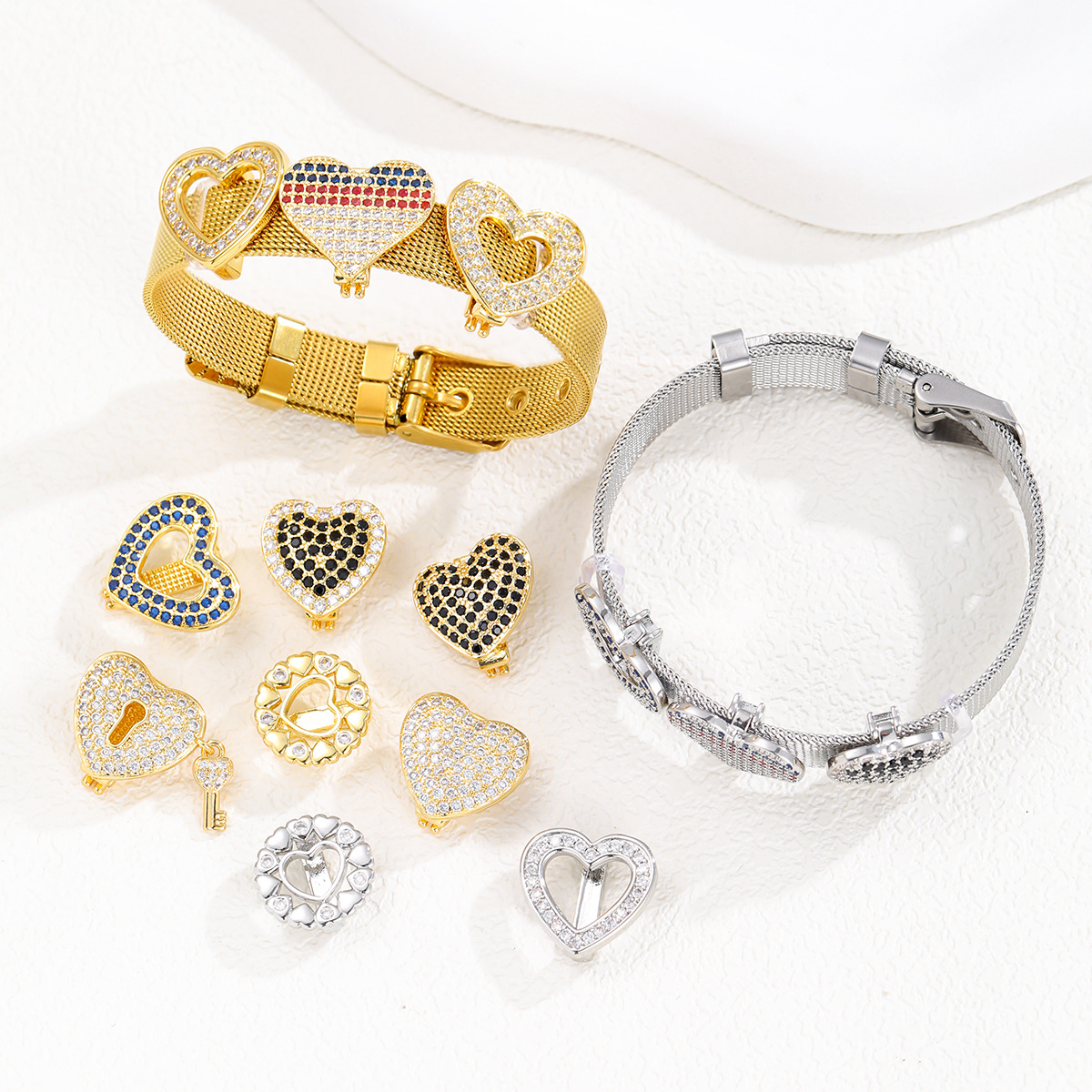 5g Weight Jewelry Accessories Jewelry Making Type Jewelry Accessories Classification 1 Piece Quantity Copper Material Heart Shape Pattern All Seasons Season Polished Finish Plating Design Simple Style, Shiny Style 1 Piece Copper Heart Shape Polished Jewelry Accessories Jewelry Accessories 4