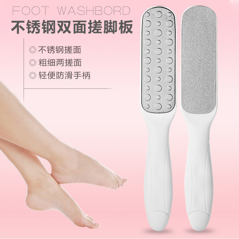 Double-Sided Foot Scrubber for Removing Dead Skin and Calluses, Foot File, Heel Grinding Stone, Exfoliating Tool, Foot Scraper, Sanding Tool