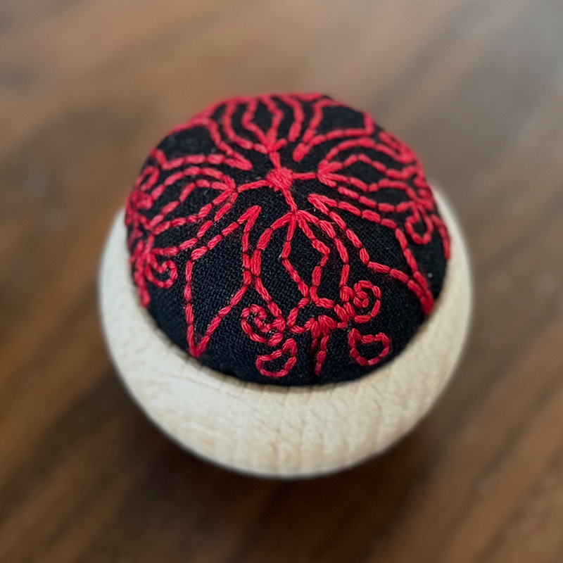 Paquete de material de bricolaje de bordado, bordado de espinas, práctica para principiantes, bolso de mano, juego de regalo, flor de bordado Lu, caja de inserción de aguja de autobordado tridimensional