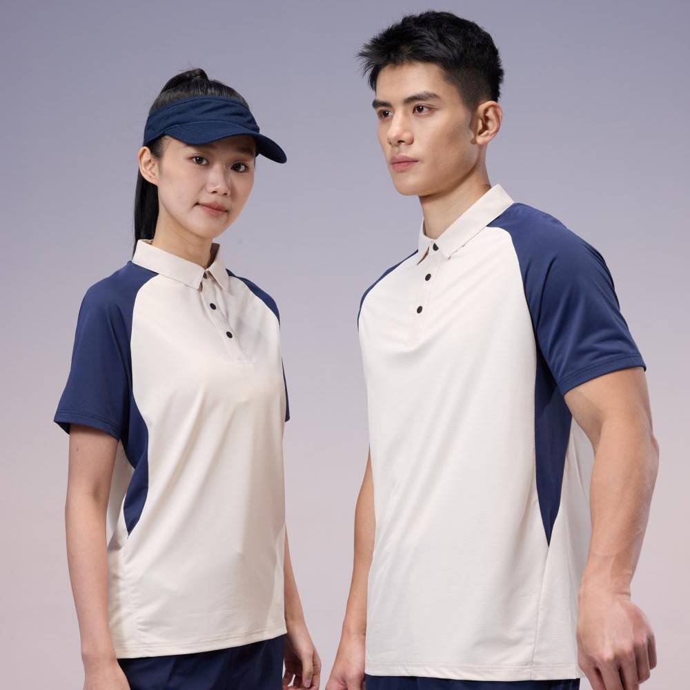 Nueva ventilación rápida secado de moda solapa de contraste de color polo camiseta deportiva de verano de hombres y mujeres camiseta uniforme de equipo
