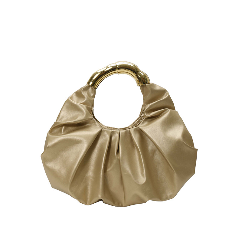 Bolso de mujer 2026 nueva moda bolso plegable nubes de gran capacidad de moda hardware bolso de mano bolso francés