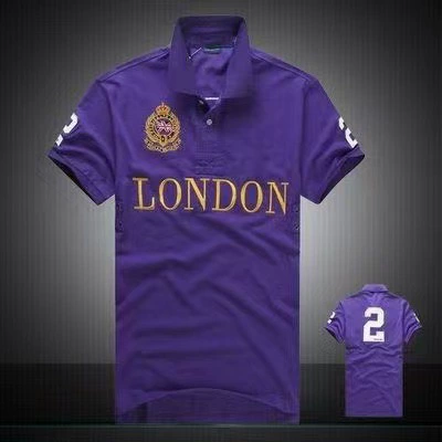Polo, with short sleeve, with embroidery, plus size