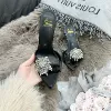 Чёрный (тонкий каблук 6 см)