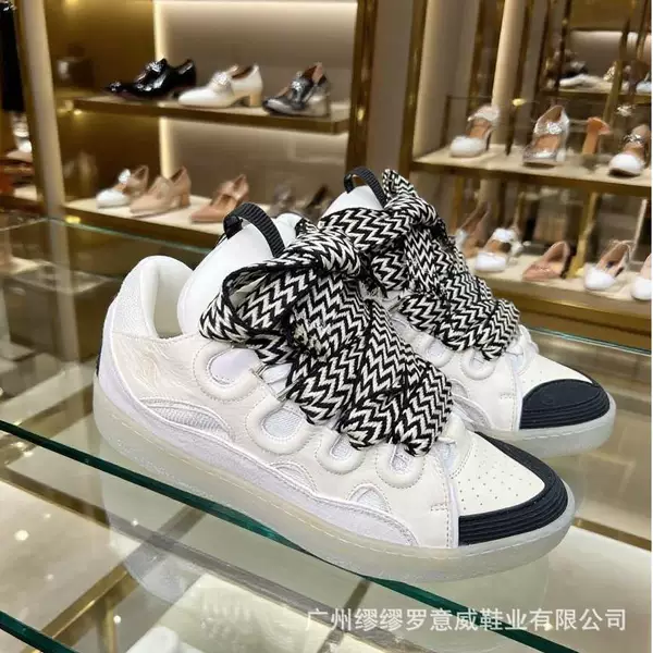 2025 Bread Shoes Casual Sneakers Fashion Couple Dad Shoes Color Matching Series Round Toe Lace-Up Sports Skateboard Shoes for Women