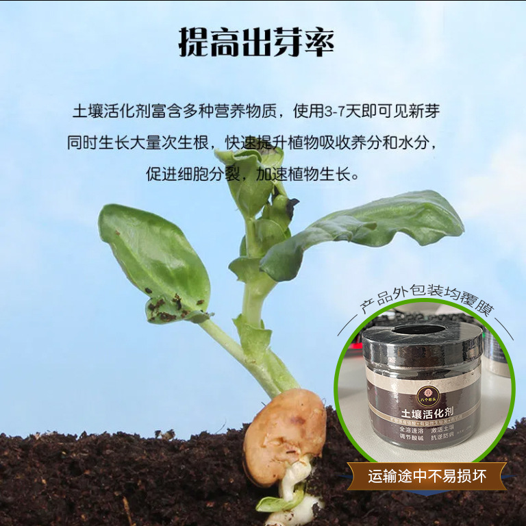 One-piece drop-shipping soil activator for flowers, fruits and vegetables, home gardening plants, potted plants, universal activation to improve soil