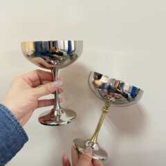 ステンレス304高足杯カクテルカップバーシャンパンカップ