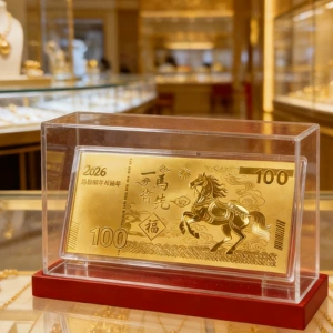 [2026马年金钞马上成功金箔钞百元钞纪念钞百元红包利是封新年礼品]