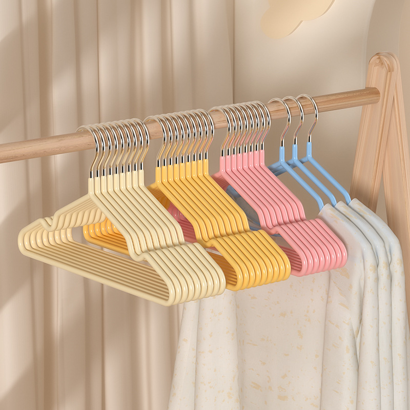 Children's Clothes Hanger, Non-Marking, Non-Slip, Plastic-Impregnated Clothes Hanger, Baby Clothes Hanger, Household Bold Clothes Drying Rack, Clothes Support