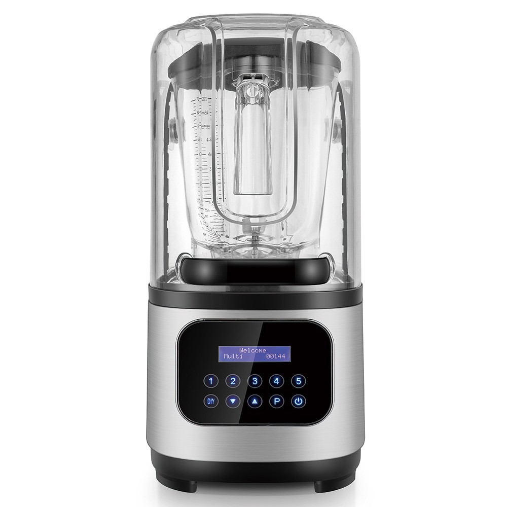 Licuadora Comercial Silenciosa con Cubierta 110V con Reducción de Ruido para Frutas y Verduras image 6