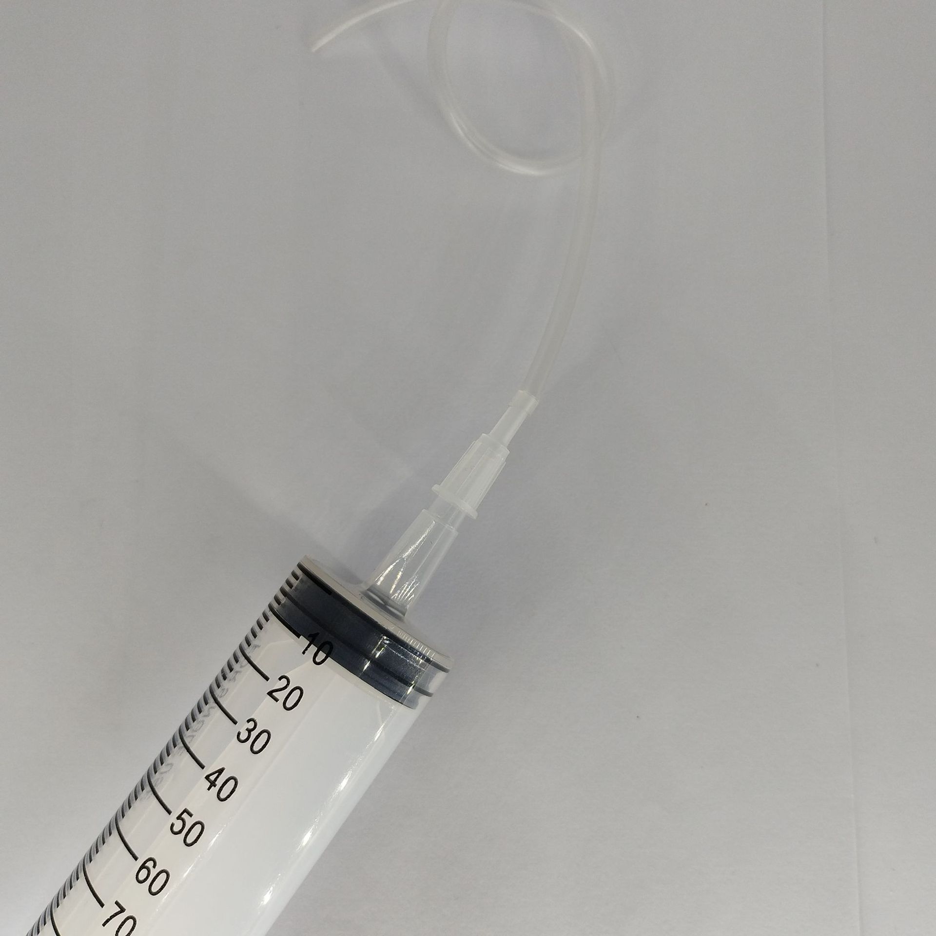 Comercio exterior al por mayor 1-500ml jeringa de plástico desechable boca recta con aguja jeringa animal