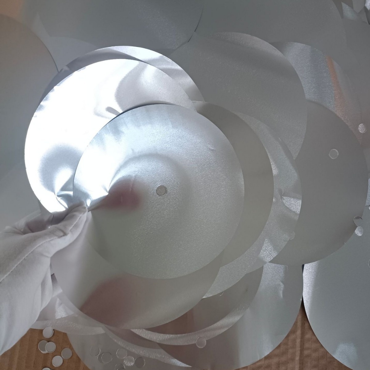 铝箔冲型成型 自粘铝箔胶垫 圆形铝箔垫片厂家