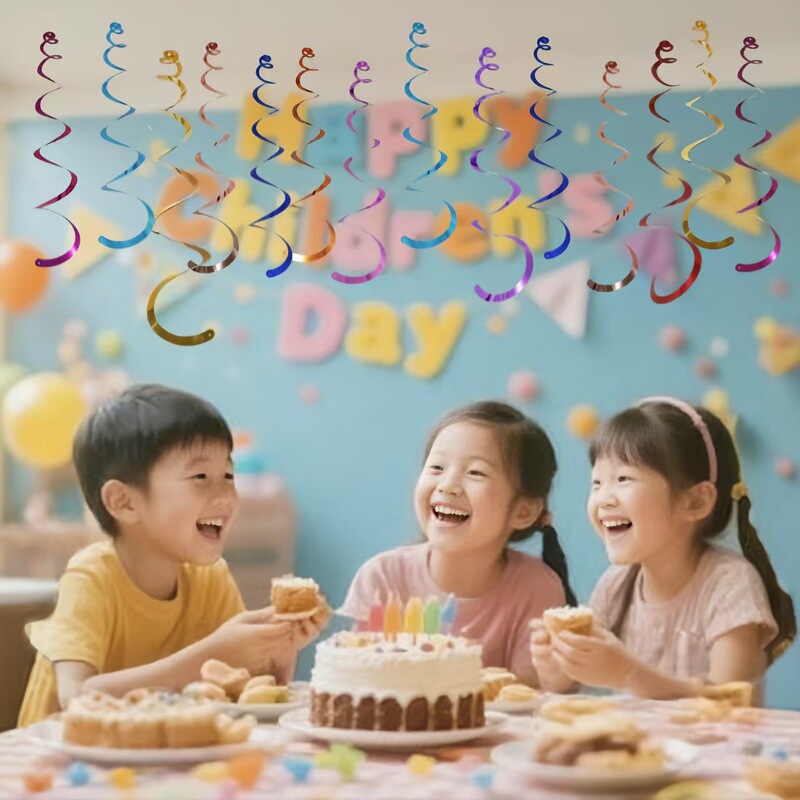 誕生日、ホリデー、クリスマス、スパイラルPETペンダント、パーティー、ウェディングアレンジメント、装飾、スパイラルラテアートペンダント、メーカー直販|undefined