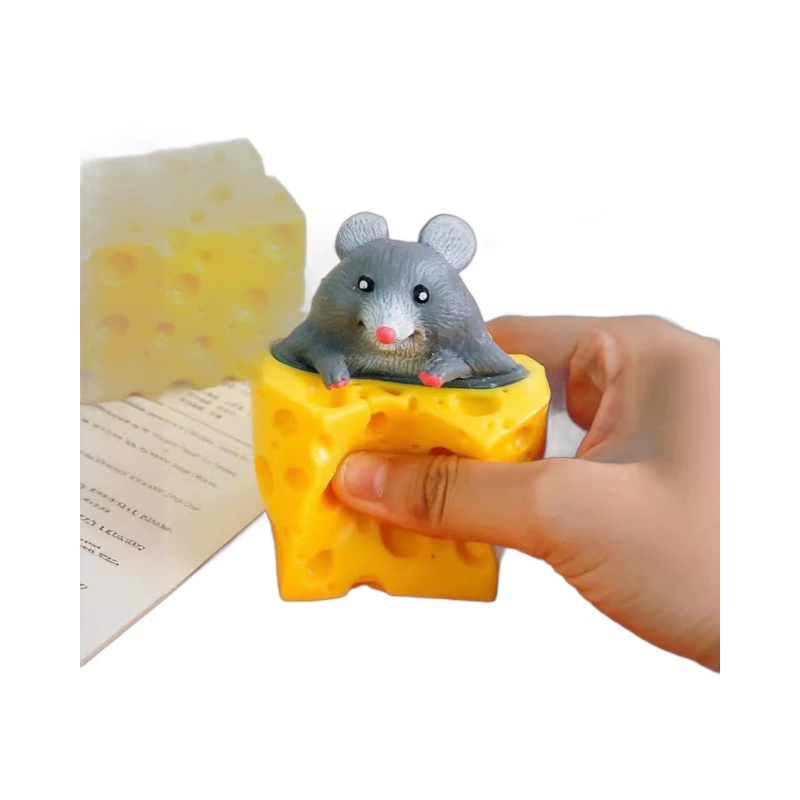 Слизь, силиконовая желтая игрушка, антистресс