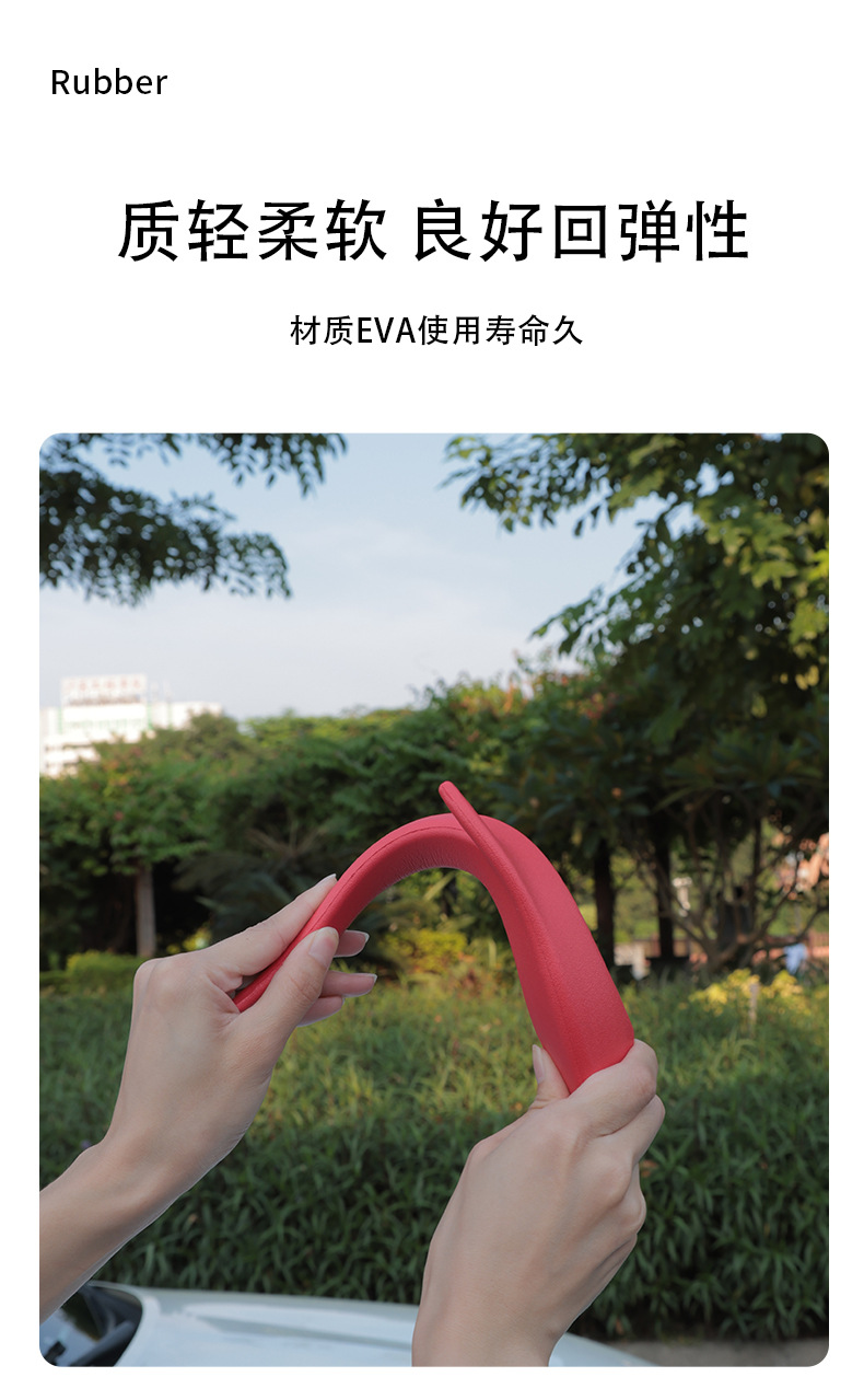 3D Stereo Car Stickers with Cute and Personalized Dragon Horn Decorations, Adorable Anti-Collision Stickers, Exterior Accessories, Car Roof Decorations