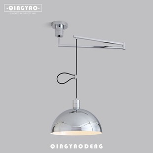 Retractable dining room lamp Nordic creative simple modern personality Bauhaus chandelier desk designer study lamp