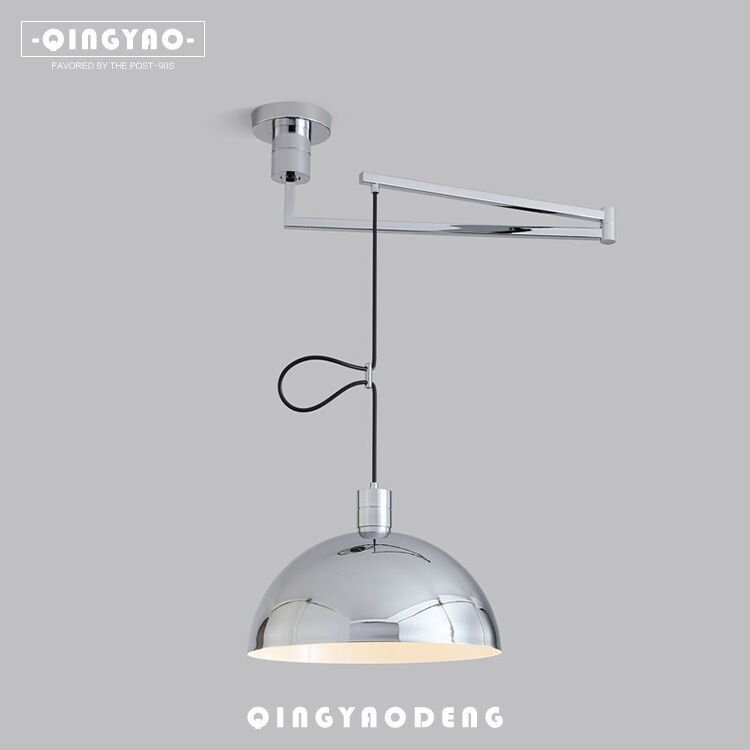 Retractable Dining Room Lamp Modern Personality Bauhaus Chandelier Desk Designer Study Lamp Ufo Dining Room Chandelier