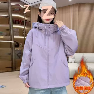 2026年新款棉衣女往外套冲锋衣双拉链冬季夹克上衣爆款潮工厂直销