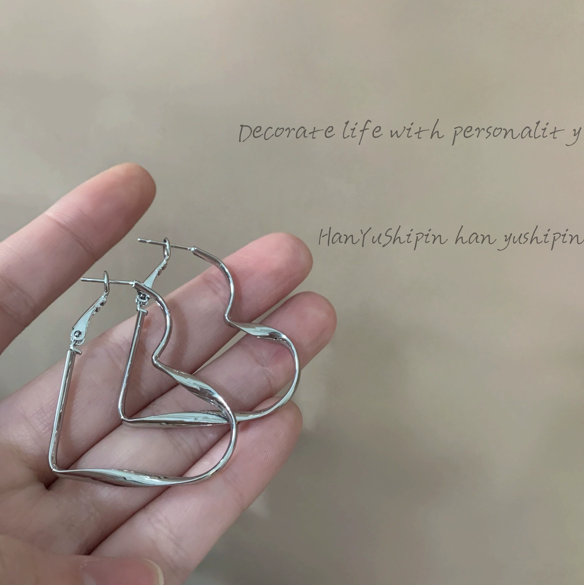 Earrings Silver 925 — Demi-season European Style, Simple Elegant Bright Design, Gold & Silver Options