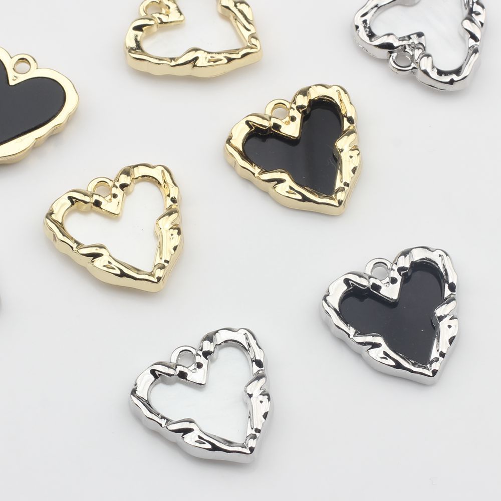 46g Weight Artificial Gemstones Inlay Material DIY Jewelry Accessories Classification 10 PCS/Package Quantity Zinc alloy Material Heart Shape Pattern Plating, Inlay Design Simple Style Style 10 PCS/Package Zinc Alloy Artificial Gemstones Heart Shape 无