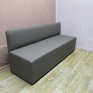 Casual and Modern with Back Sofa Long Bench Soft Bag Playground Rest Area Hall Waiting Long Bench