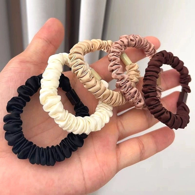 Простой цвет карри матовый, простой цвет, тонкий кишечник, трансграничное кольцо для волос