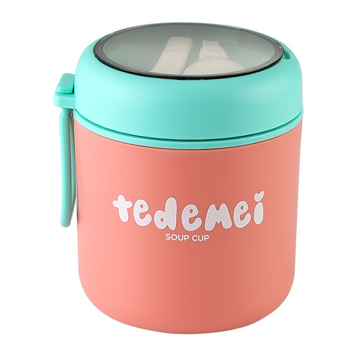 Tedmei 316 breakfast cup Japanese style portable microwave soup cup can 304 stainless steel insulated lunch box for work